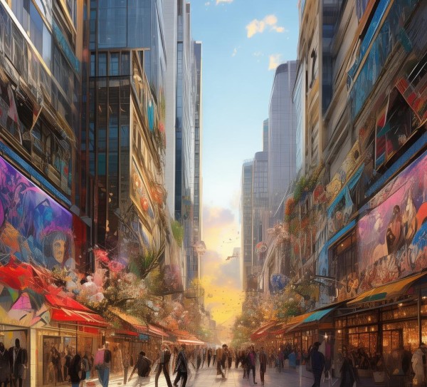 西部城市，娄底新合作国际商贸城的商业与艺术交融